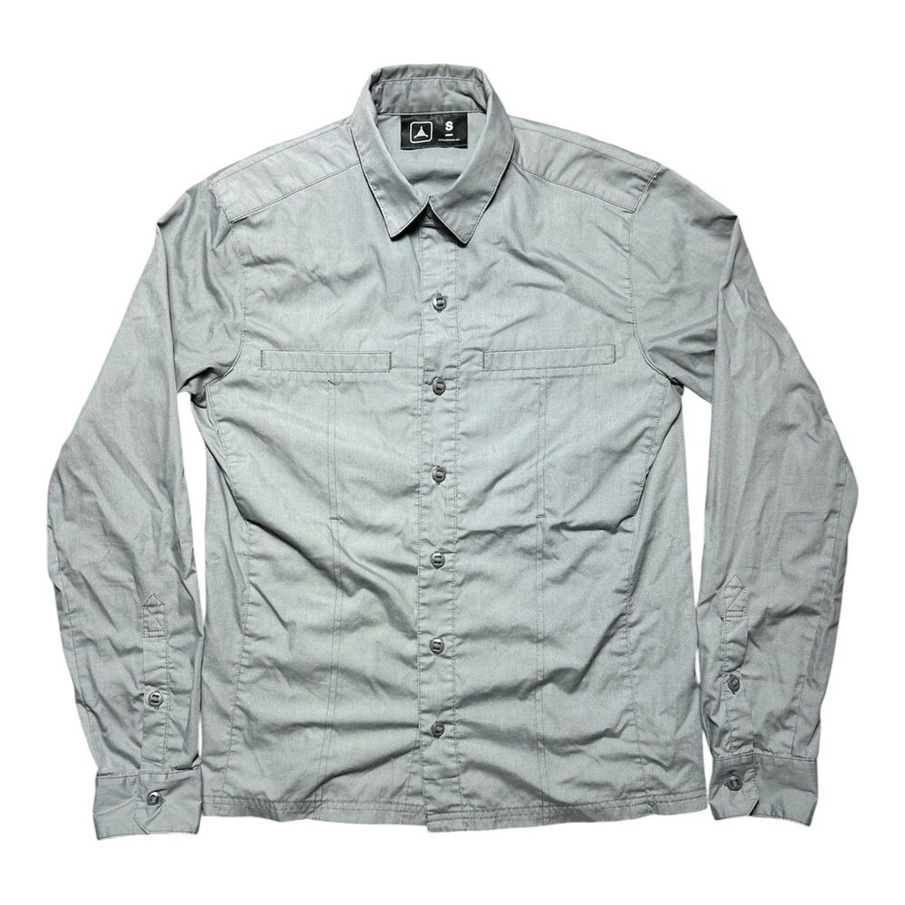 Triple Aught Design TAD Tradecraft Mens S Gray Tactical Shirt USA Made